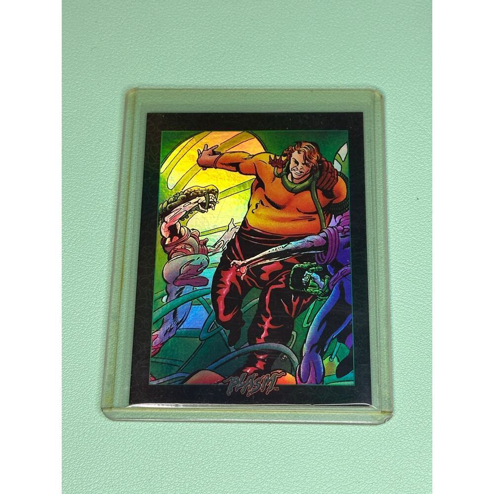 1993 River Group PLASM Zero Issue Foil #1 of 9 Ironhead Insert Trading Card